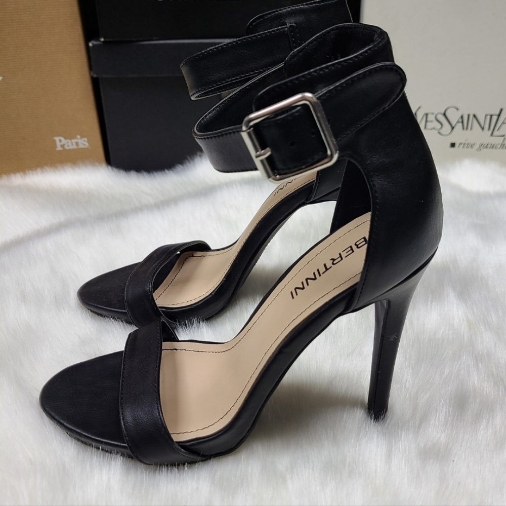 BERTINNI Black Stiletto Heels - Picture 6 of 16